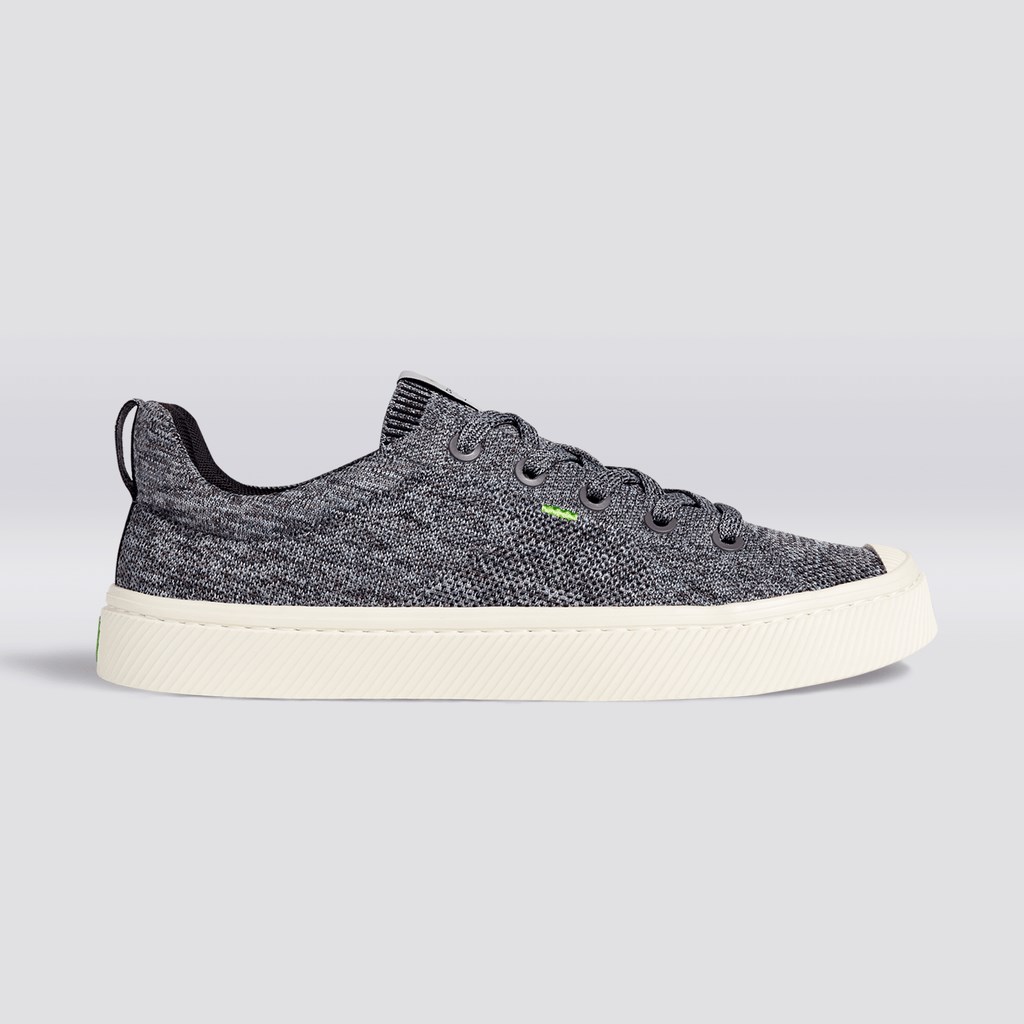 IBI Cariuma Low Top Bamboo Weave Knit Vegan Grise Homme | GTA-2231559